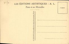 VINTAGE POSTCARD Paris Notre Dame the Red Gate Street of the Notre Dame cloister