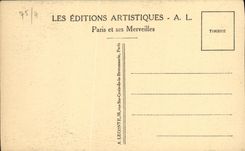 VINTAGE POSTCARD Paris Notre Dame Pentures of the gate of right hand side Rules of Marcel Saint