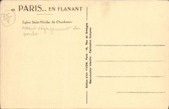 CPA Paris Eglise Saint Nicolas du Chardonnet