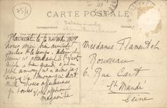 VINTAGE POSTCARD Paris Bankruptcy court and Caretaker s lodge Barge
