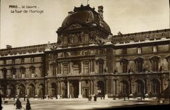 Lumbrera de Paris de la POSTAL de la VENDIMIA la torre de L reloj