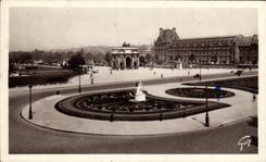 Opinion de Paris de la POSTAL de la VENDIMIA sobre el carrusel