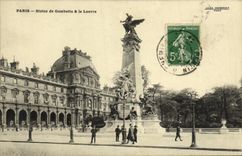 Reglas de Paris de la POSTAL de la VENDIMIA de lumbrera de Gambetta