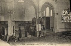 CPA Paris Prieure benedictin Les Stalles cote de L Evangile