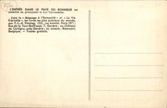 VINTAGE POSTCARD Paris entered of the park D a station of the reign of justice