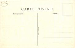 VINTAGE POSTCARD Paris Caisse D Saves and of Precaution Street Cock Heron and Rue of Louvre