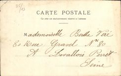 VINTAGE POSTCARD Paris Gobelins Braces safe water