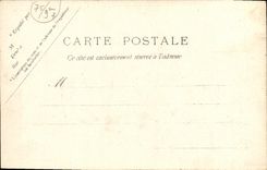 VINTAGE POSTCARD Paris Parks Holy Lazare Cour D Arrivee