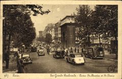 CPA Paris Les grands Boulevards Portes St Martin et St Denis