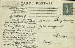 VINTAGE POSTCARD Paris Basilique Of the Sacring Heart De appearing Montmartre Saint Michel has Saint Aubert Marcel Magne