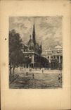 VINTAGE POSTCARD Paris Sainte Vault Law courts
