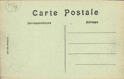 VINTAGE POSTCARD Paris Park of the Choumont Hillocks Passerlle and the View point