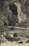 VINTAGE POSTCARD Paris the Cave of the Chaumont Hillocks