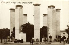 CPA Exposition des arts Decoratifs Paris Porte de la Concorde
