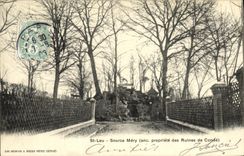 CPA Saint Leu Source Mery Ancienne propriete des ruines de Conde 