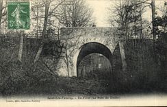 CPA Saint Leu Taverny En Foret Le pont du diable