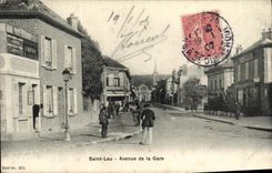 CPA Saint Leu Avenue de la Gare