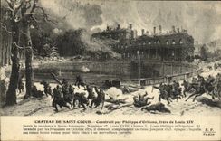 VINTAGE POSTCARD Holy Cloud Castle Of Built by Philippe D Orleans Brother of Louis XIV