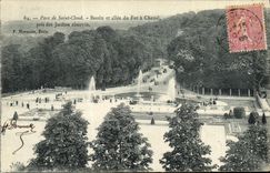 VINTAGE POSTCARD Holy Cloud the Basin and Alley of the Horseshoe taken of the gardens reserves