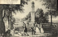 VINTAGE POSTCARD Holy Cloud the Lantern of Diogene in 1820 D after DEvelly