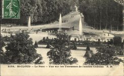 VINTAGE POSTCARD Holy Cloud the Park On the Terraces of L Anclen castle