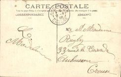 VINTAGE POSTCARD Holy Cloud Park Of Alley of Marnes Taken of the 24 jets