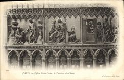 CPA Paris Eglise Notre Dame Le Pourtour du Choeur
