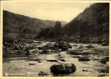 VINTAGE POSTCARD Remouchamps funds of Quarreux