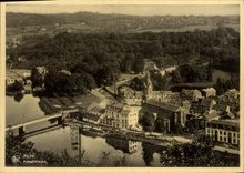 VINTAGE POSTCARD Tilff Panorama