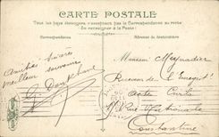 VINTAGE POSTCARD Paris Public garden D Antwerp