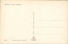 Duomo de Genova de la POSTAL de la VENDIMIA el pulpito