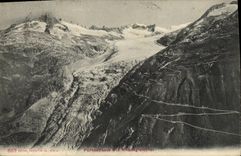 CPA Furkastrasse Mit Rhonegletscher