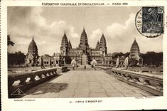 CPA Exposition Coloniale Internationale Paris 1931 temple d Angkor Vat