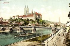 VINTAGE POSTCARD Meissen