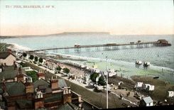 VINTAGE POSTCARD The Pier Shanklin Isle off Wight