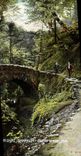 VINTAGE POSTCARD Stone bridge in China Shanklin Isle off Wight