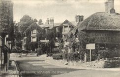 VINTAGE POSTCARD Shanklin Hollier S Hotel Old Village Isle off Wight