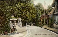 VINTAGE POSTCARD China Hollow Shanklin Isle off Wight