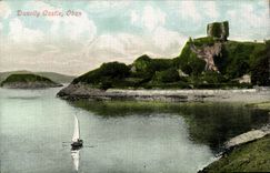 VINTAGE POSTCARD Dunolly Castle Oban