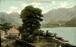 VINTAGE POSTCARD Llyn Crafnant Near Trefriw