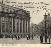 VINTAGE POSTCARD London Mansion House