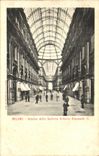 CPA Milano Interno Della Galleria Vittorio Emanuele II