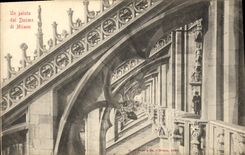 CPA Milano Un Saluto del Duomo 