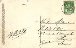 VINTAGE POSTCARD Panorama of the battle of Waterloo