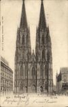 Dom de Koln Der de la POSTAL de la VENDIMIA