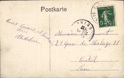 VINTAGE POSTCARD Dortmud Schiffs Hebewerk Boat