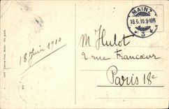 El vom Hofchen de los Dom de Maguncia de la POSTAL de la VENDIMIA gesehen