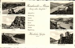 VINTAGE POSTCARD Rhein