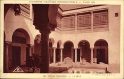 CPA Exposition Coloniale Internationale Paris 1931 Section Tunisienne Le Patio