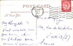 VINTAGE POSTCARD London Big Ben Thams Embankment Trafalgar Public garden